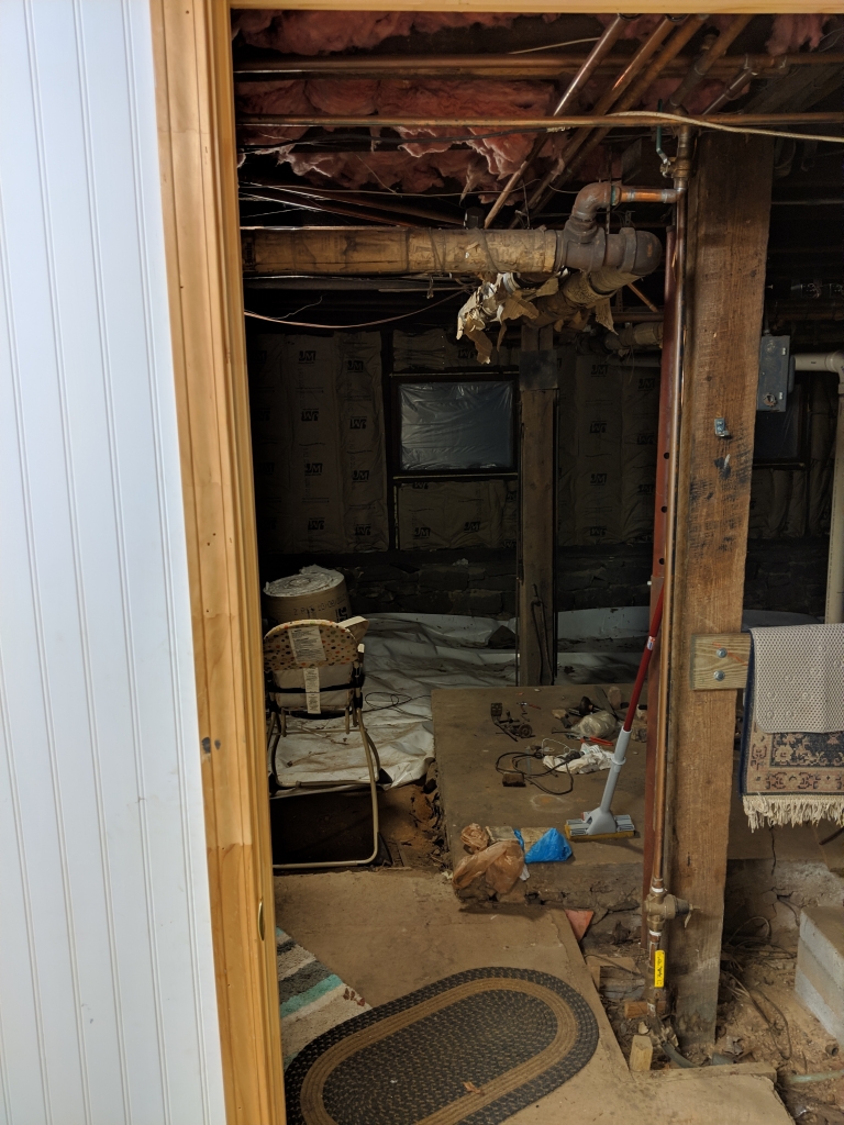 Just... Into here.
Nope, this is definitely not a creepy murder basement.
